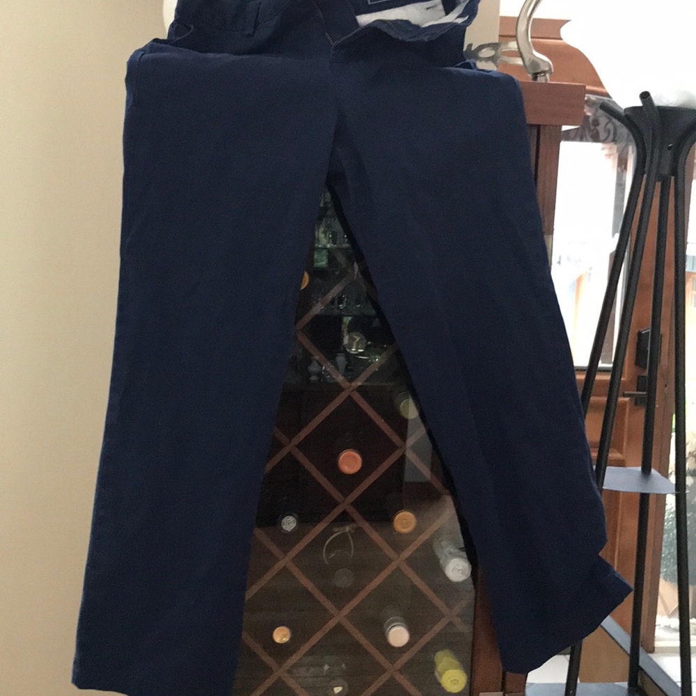 Boys navy chinos